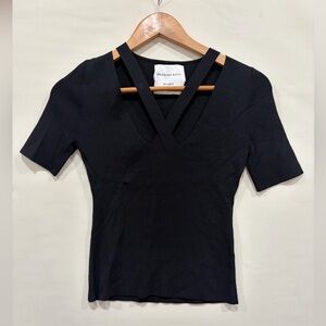 Massimo Dutti Cross Neck Sweater - size S